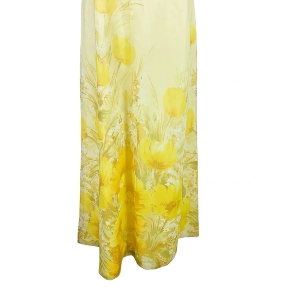 Vintage 60s 70s Gunne Sax Style Maxi Dress Size Large - Picture 11 of 11